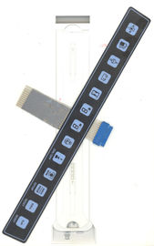 Flexible  PC / PET Tactile Membrane Switch Flexible Embossed Heat Resisting