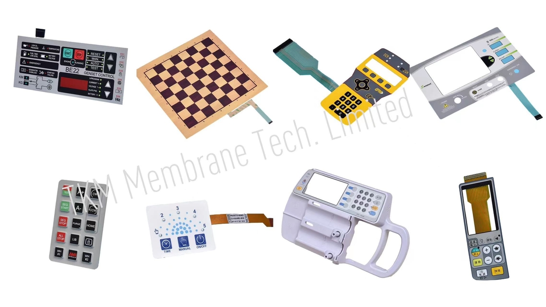 Custom LED Membrane Switch For Control And Measurement Equipment